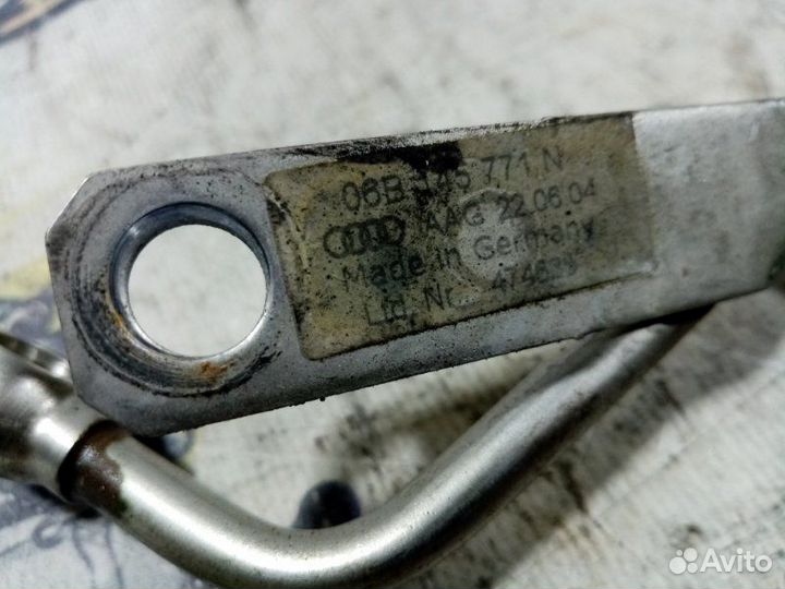 Шланг маслоподачи Audi A4 B6 avant AMB 2004