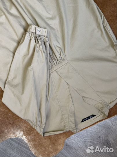 Хлопковая рубашка zara