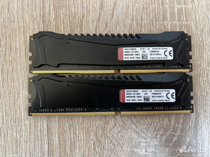 Kingston HyperX Savage DDR4 2x4Gb 2133 мгц