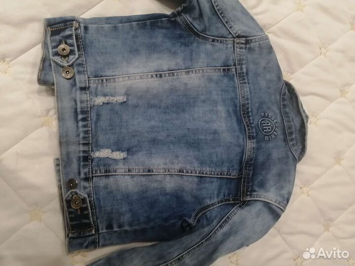 Джинсовка на девочку 104
