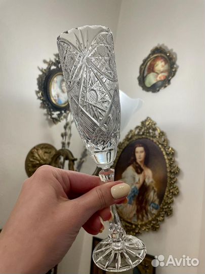 Фужеры хрустальные СССР