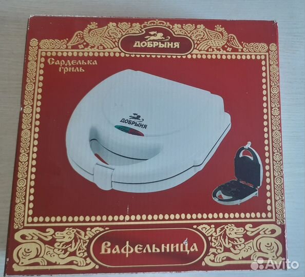 Вафельница, хот дог Добрыня