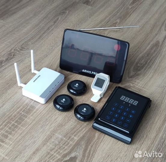 Кнопка вызова официанта, персонала беспроводная