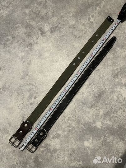 Ошейники и лежанка для средних и крупных собак