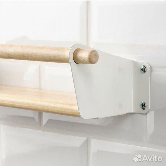 Полка для кухни икеа неребю 40х12х9.9 см, береза