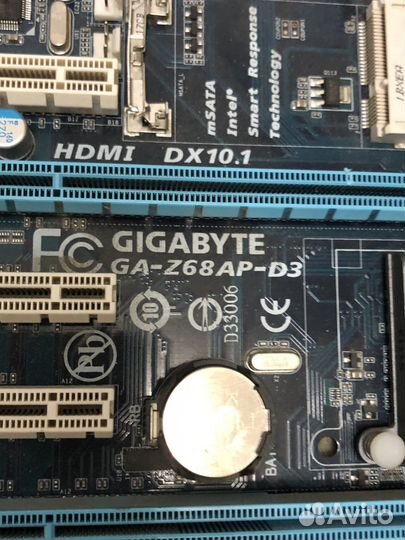 Gigabyte GA-Z68AP-D3 комплект на i5