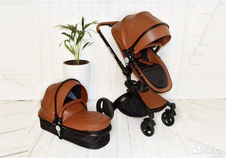 Коляска Aulon plus Max 2 в 1 (карамель)