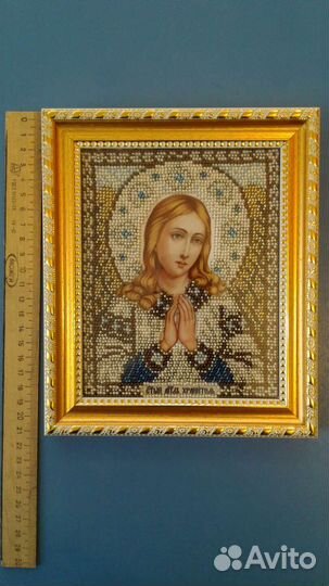 Икона Ангел Хранитель, Семистрельная Божия Матерь