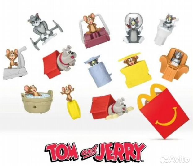 Коллекция игрушек серии Том и Джерри