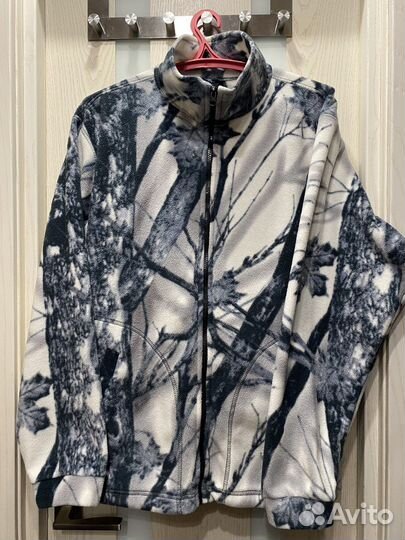 Флисовый костюм для охоты. Белый лес