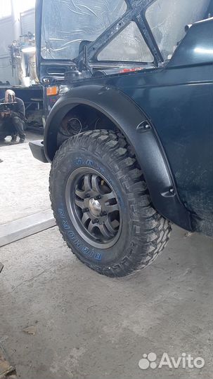 Расширители арок Нива 2121, разрезанные арки