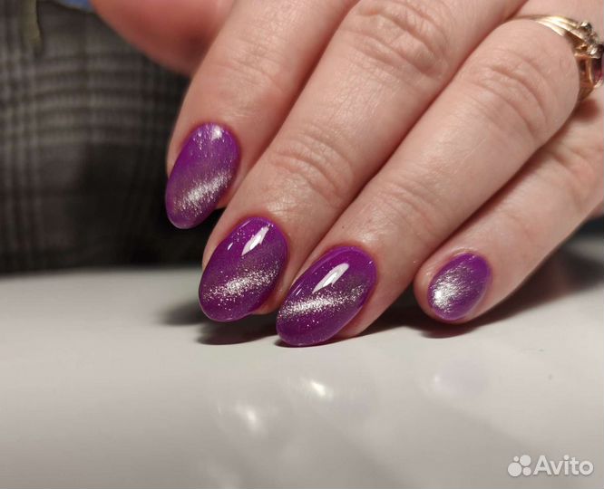 Маникюр аппаратный+ укрепление +гель лак