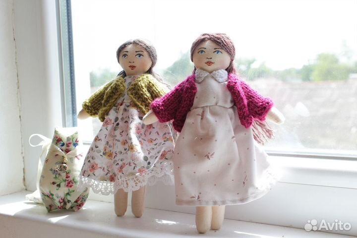 Куколки текстильные ручной работы