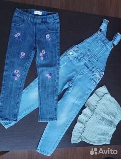 Джинсы 104 комбез 110