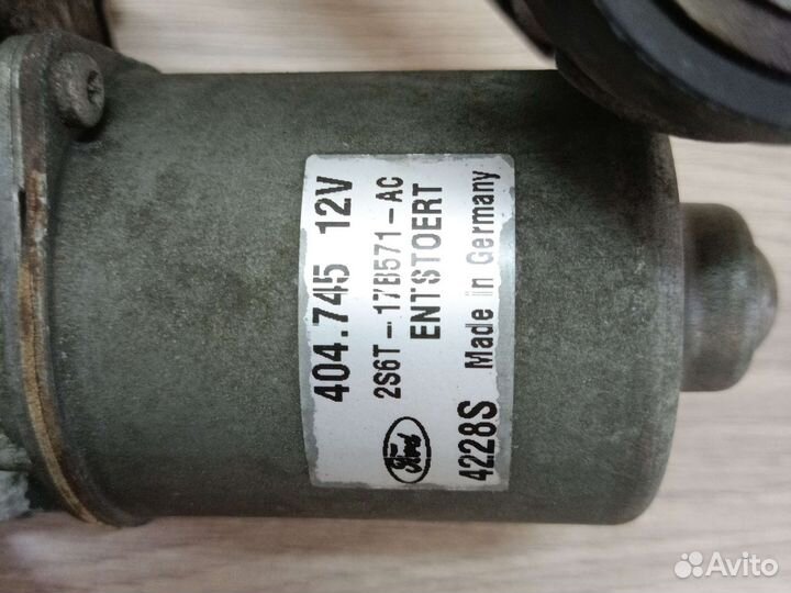 Моторчик трапеция дворников ford fusion fiesta mk5