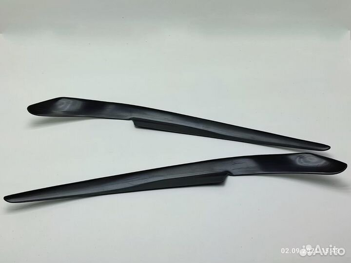 Реснички на фары lancer X под покраску