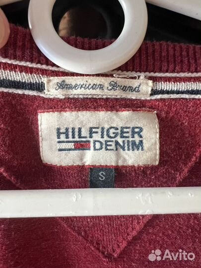 Джемпер красный Tommy Hilfiger