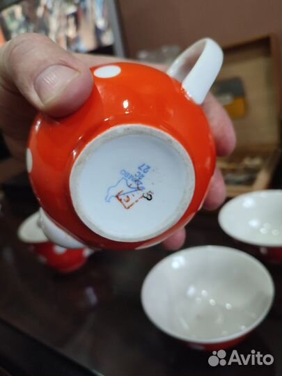 Чайник маленький фарфор СССР