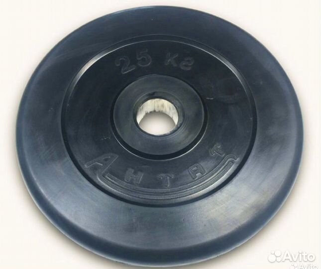 Диски обрезиненные Антат от 1,25кг до 25кr