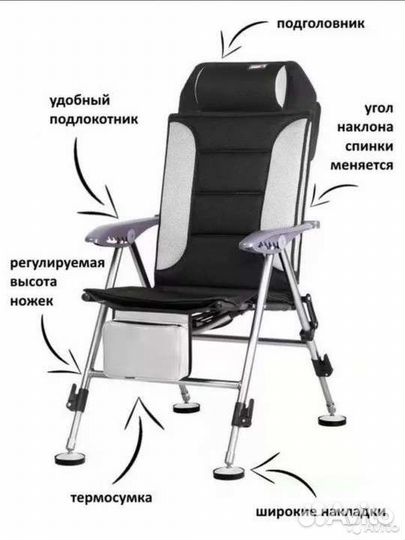 Кресло карповое рыболовное туристическое