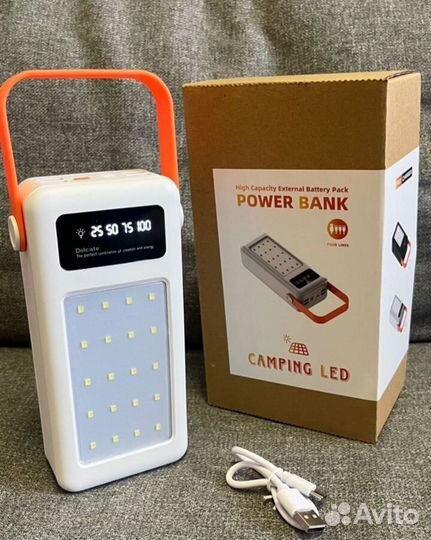 Power bank 60000 с солнечной батареей