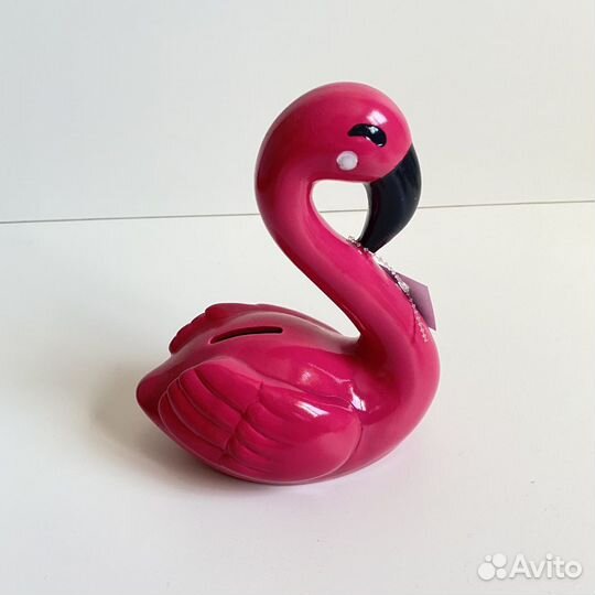 Копилка единорог фламинго