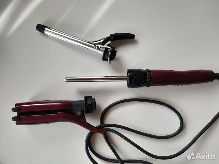 Плойка щипцы rowenta 3 насадки