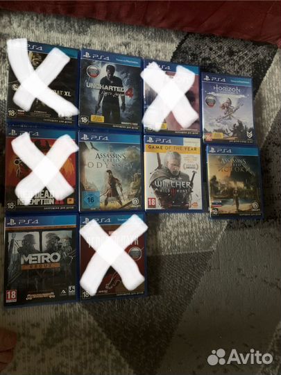 Продам диски на ps 4