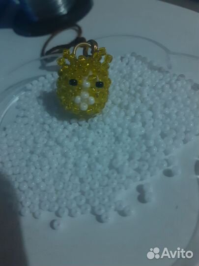 Амигуруми из бисера )мишка