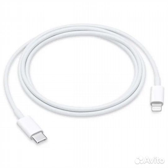 Кабель Apple USB Type-C - Lightning, 1 м., белый