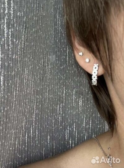 Серебряные серьги Sokolov новые много разных