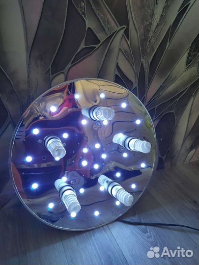 Люстра с пультом бу