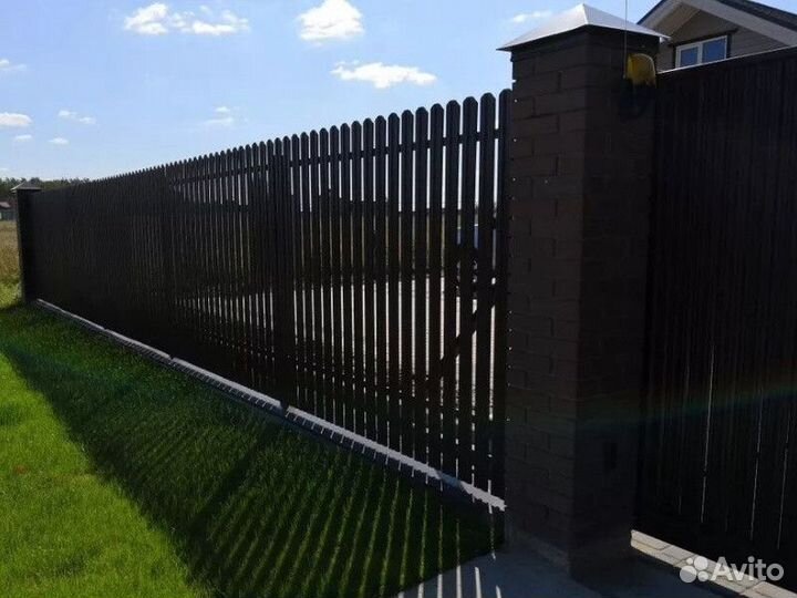 Забор металлический