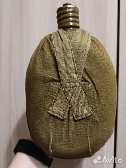 Фляжка армейская с чехлом
