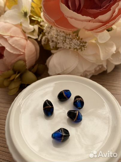 Набор бусин стеклярус шармы все для творчества