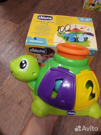 Сортер черепаха 5 в 1 chicco и другие сортеры