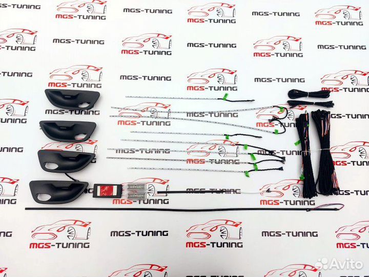 Подсветка салона Ambient черная BMW 5 F10 бмв ф10