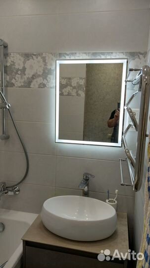 Ванна, туалет. Плитка. Ремонт квартир. Местный