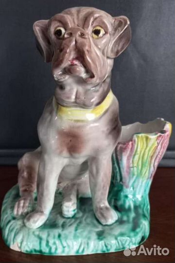 Статуэтка фарфор,фаянс. Собака. Царизм