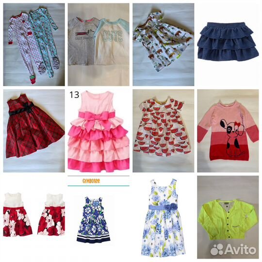 Платья, брюки 3-5л Next,Gymbore,Carter’s,Crazy,H&M