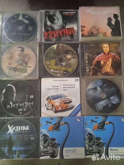 DVD диски фильмы 130шт