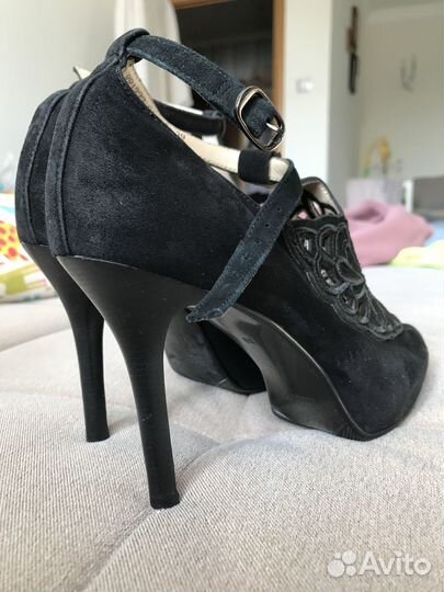 Туфли женские замшевые 39 размер