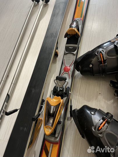 Горные лыжи мужские комплект