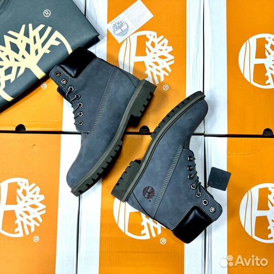 Оригинал Timberland 6 inch clay grey whater proof