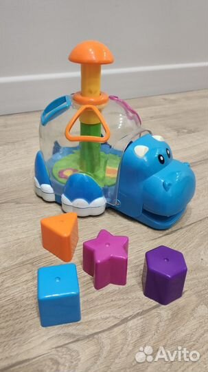 Сортер BabyGo Бегемот (юла)