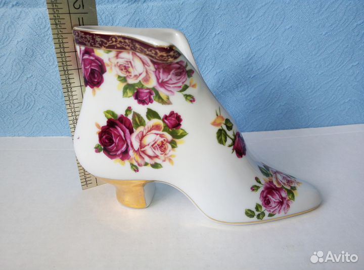 Фарфоровая туфелька/сапожок салфетница