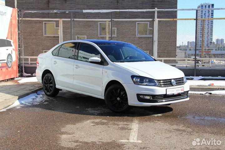 Volkswagen Polo 1.6 AT, 2017, 125 130 км