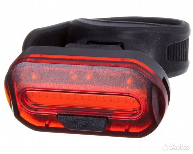 Фонарь велосипедный STG,JY6068T, задний, резин. Хо