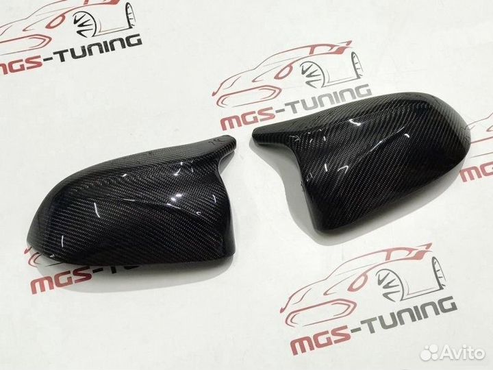 Крышки зеркал X4M F98 на X4 G02 карбон