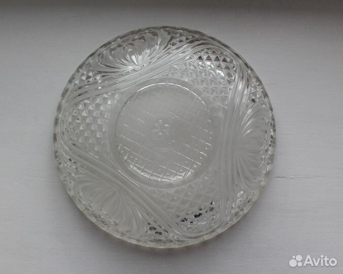 Салатник стеклянный времен СССР (2 штуки)